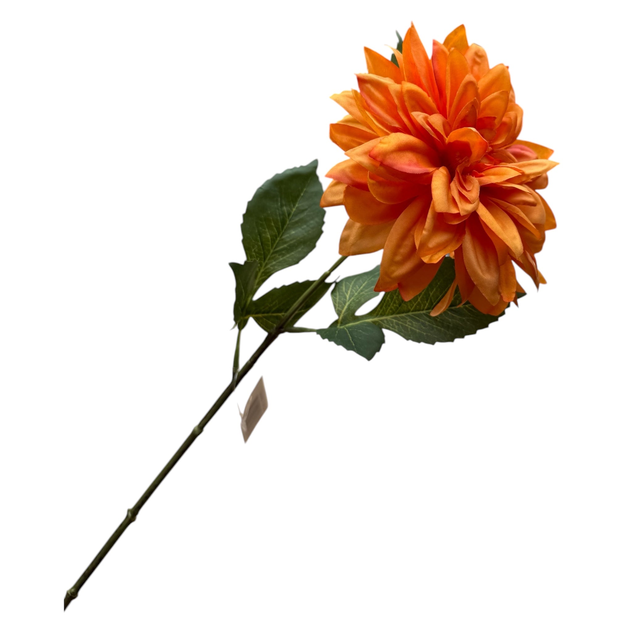 Kunstbloem Dahlia oranje