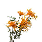 Kunstbloem Japanse Chrysant oranje