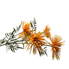 Kunstbloem Japanse Chrysant oranje
