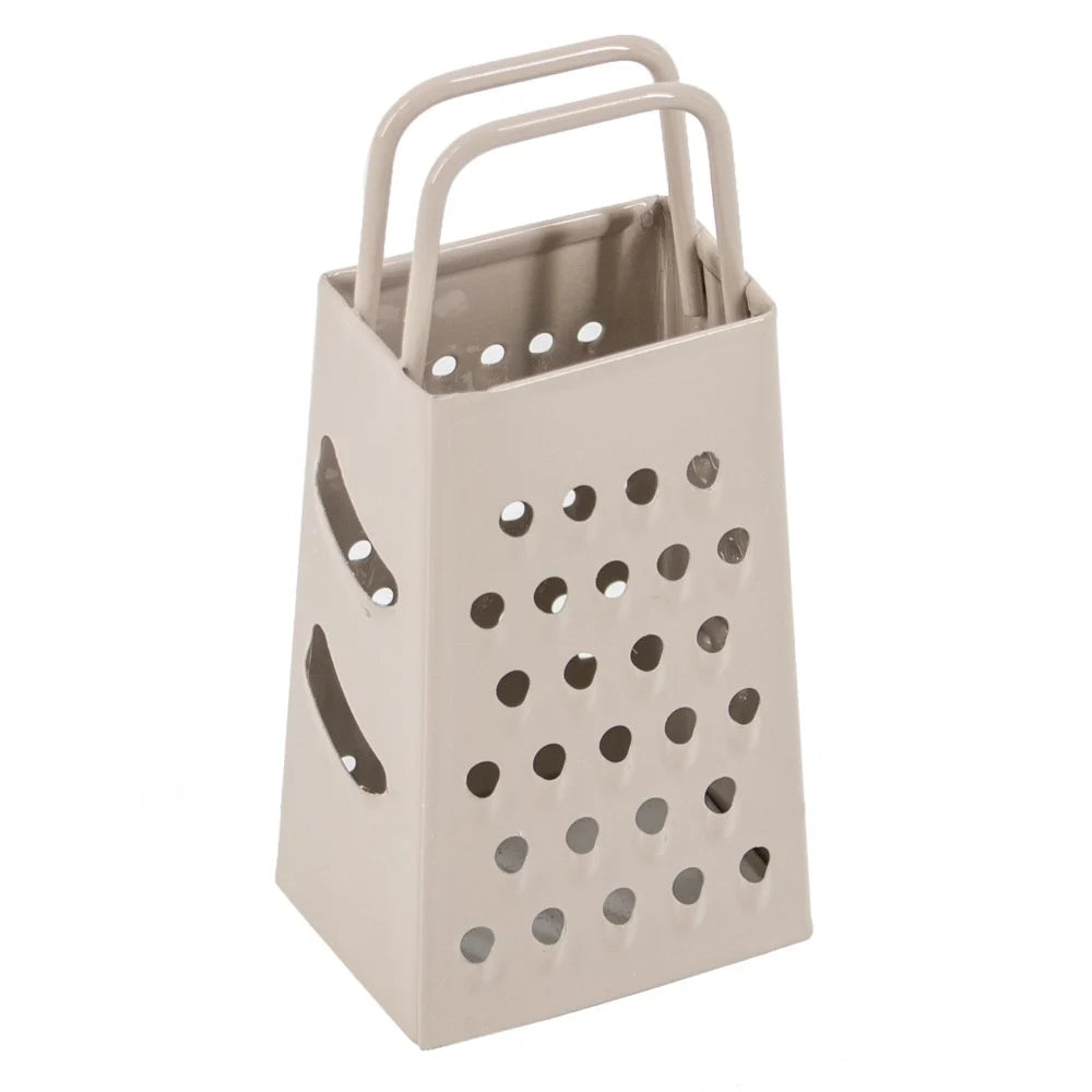 Mini Rasp Taupe voor Amberblokjes – Compacte Rasp voor Geurkaarsen, Wierook en Ambacht