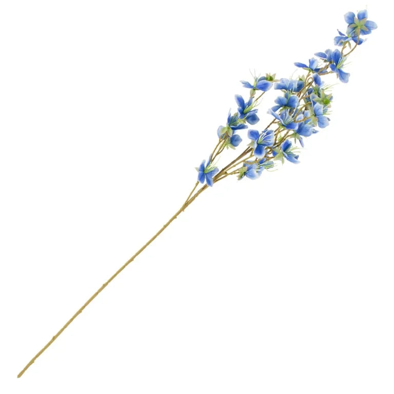 Kunstbloem bloesem blauw