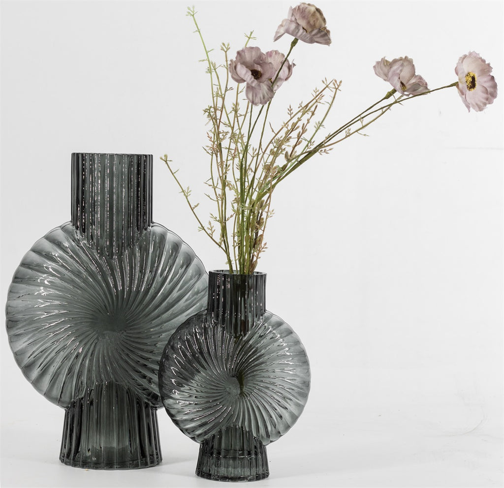Glazen vaas schelp (Groot) 22x10.5x32cm