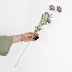 Kunsttak chrysant paars