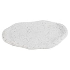 Aardewerk schaal organisch naturel 21,5 × 14,5 x 2 cm – decoratief voor amberblokjes en sieraden
