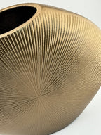 Vaas rond M goud 28x7x25.5cm