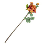 Kunstbloem roos oranje