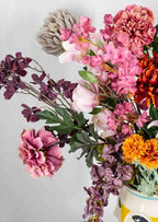 Kunstbloem goudsbloem roze