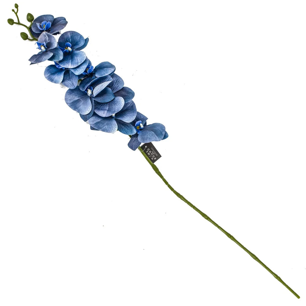 Kunstbloem orchidee blauw
