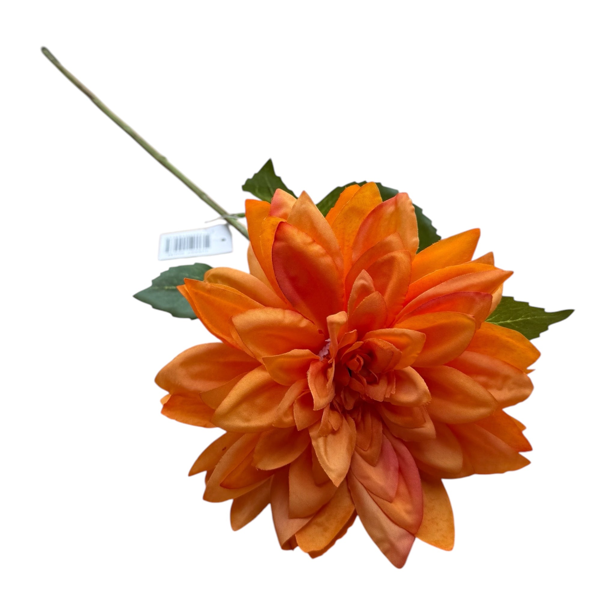 Kunstbloem Dahlia oranje