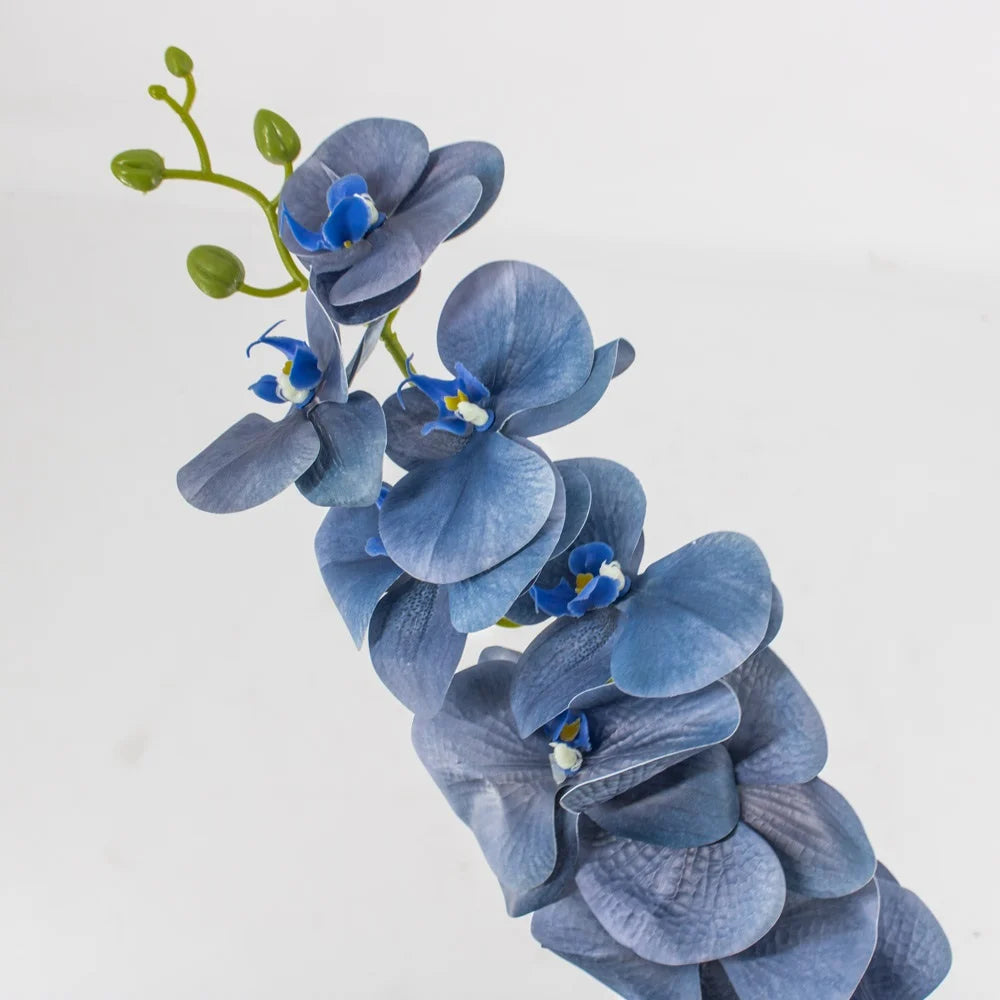 Kunstbloem orchidee blauw