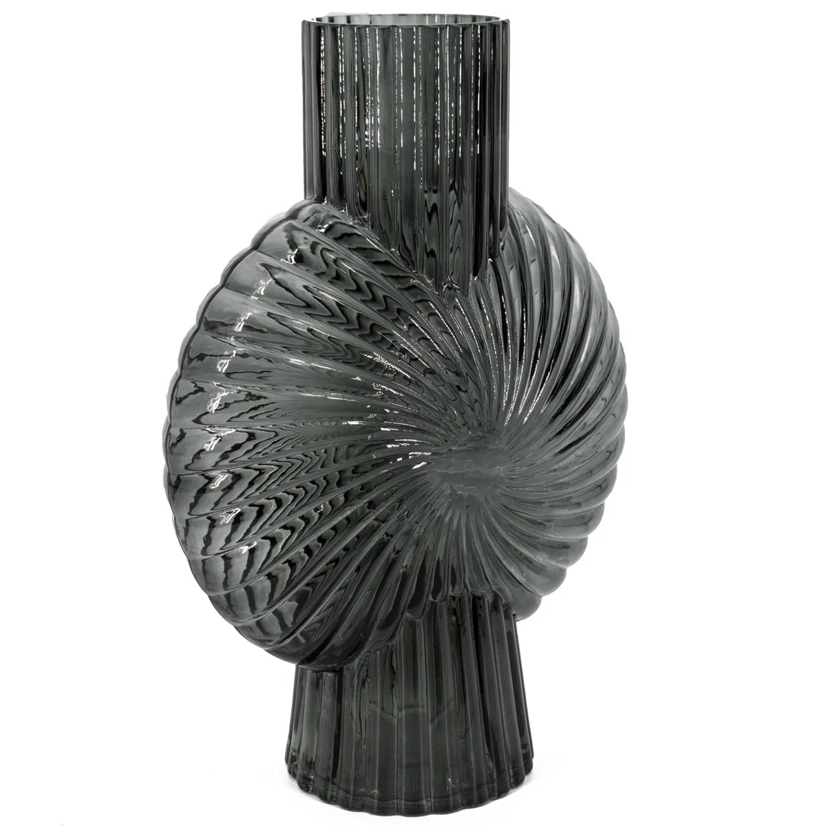 Glazen vaas schelp (Groot) 22x10.5x32cm
