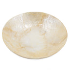 Rond gouden schelp-schaaltje – stijlvol opbergaccessoire voor sieraden, sleutels en kleine items