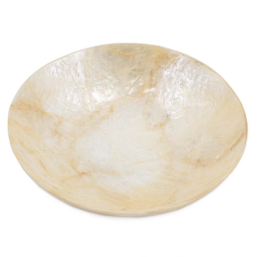 Rond gouden schelp-schaaltje – stijlvol opbergaccessoire voor sieraden, sleutels en kleine items