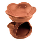 Geurbrander Flower mini – sandstone – voor amberblokjes & olie