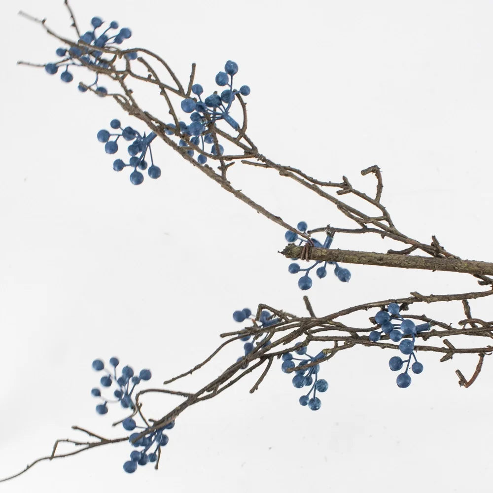 Kunsttak berry blauw