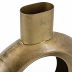 Vaasje donut rond goud 6×20,5×23,5cm
