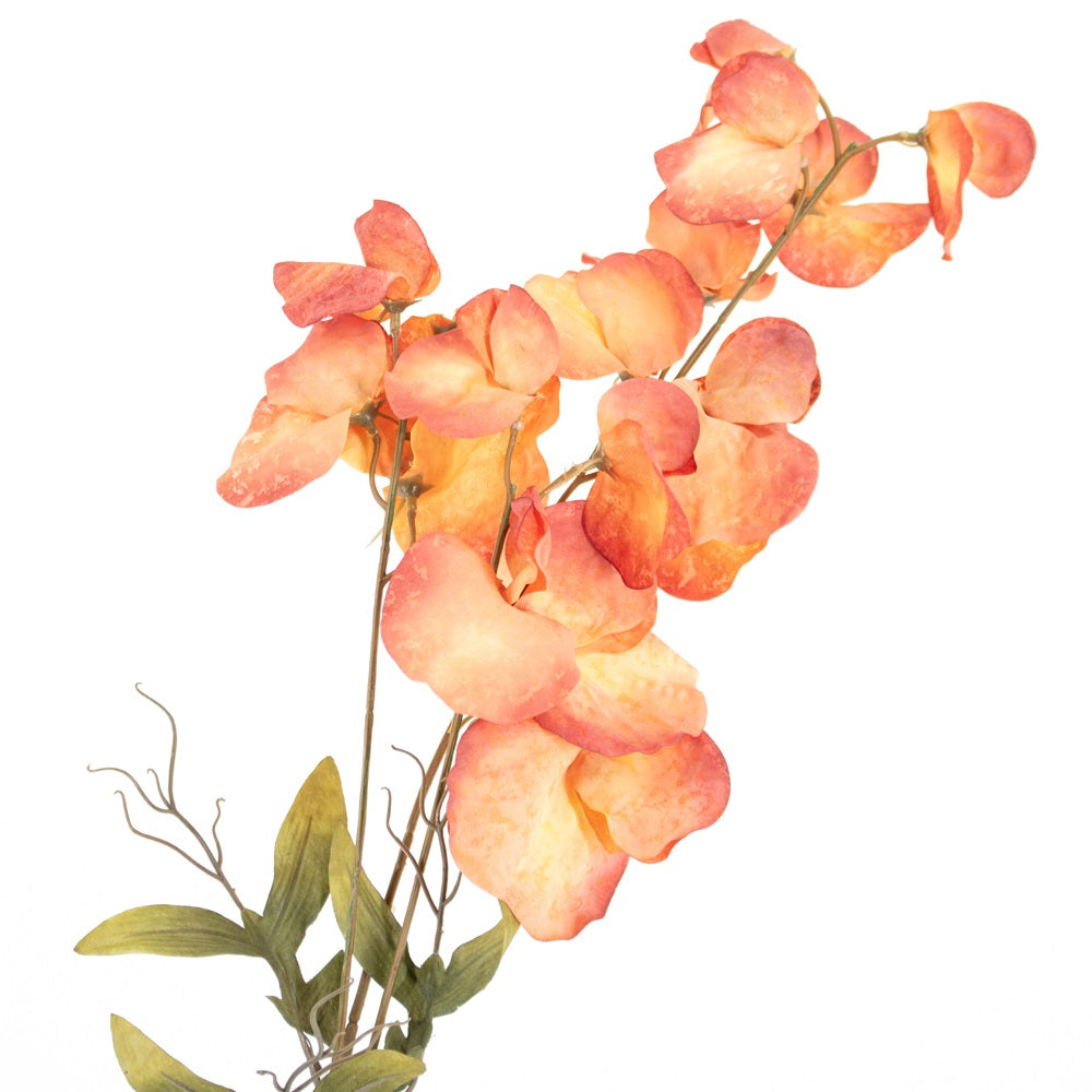 Kunstbloem kittelbloem oranje