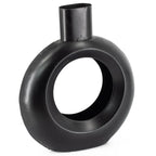 Vaasje donut rond zwart 6×20,5×23,5cm