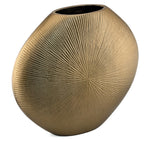 Vaas rond M goud 28x7x25.5cm