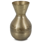 Vaas metaal goud 10x12x22cm