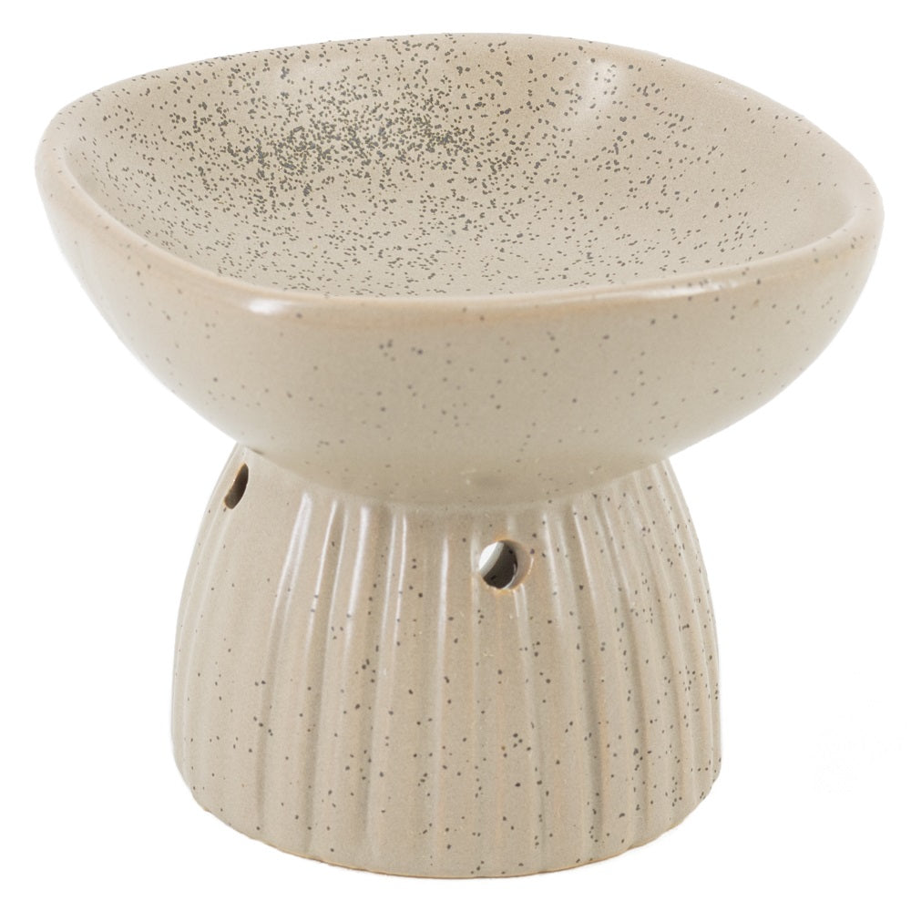 Keramische geurbrander stripe met dots design