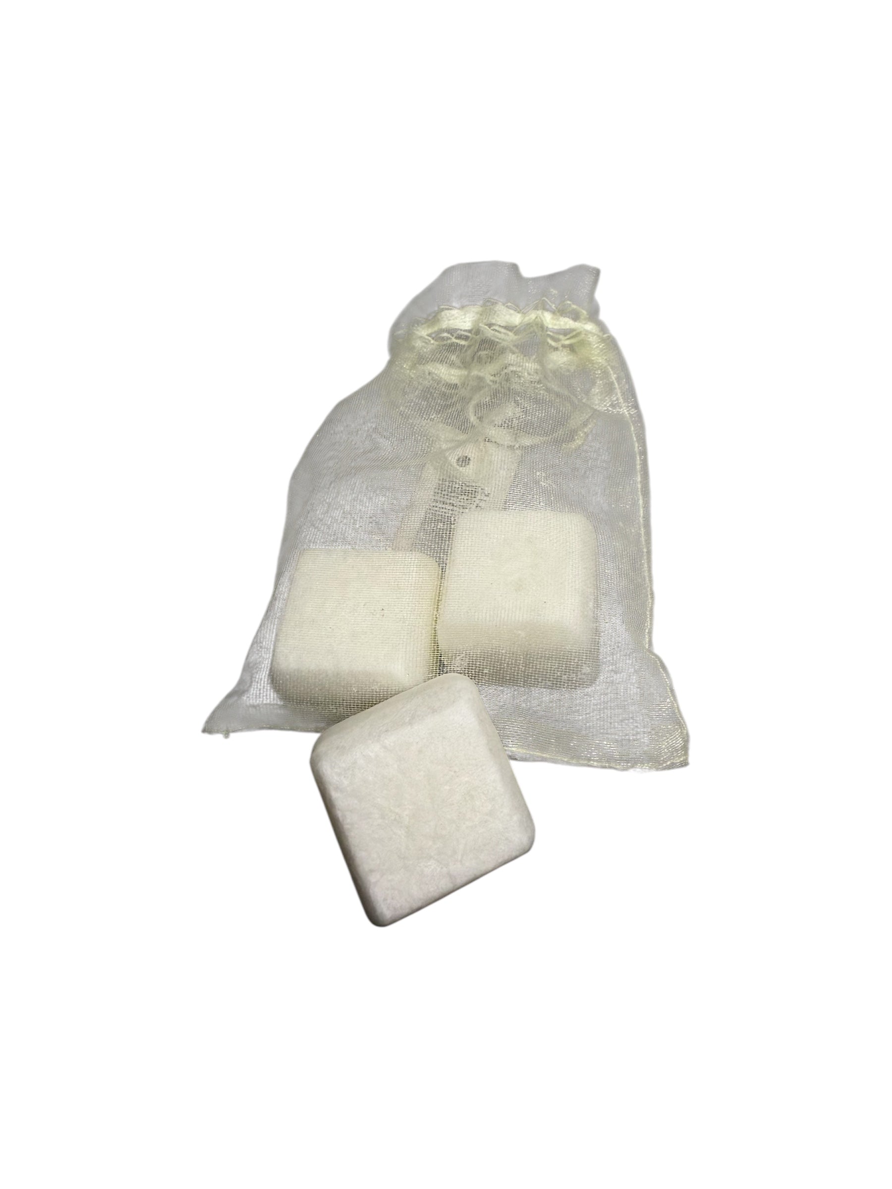 3x Mini Amberblokje Fresh Cotton – Fris Geurblokje voor Badkamer, Toilet & Linnenkast