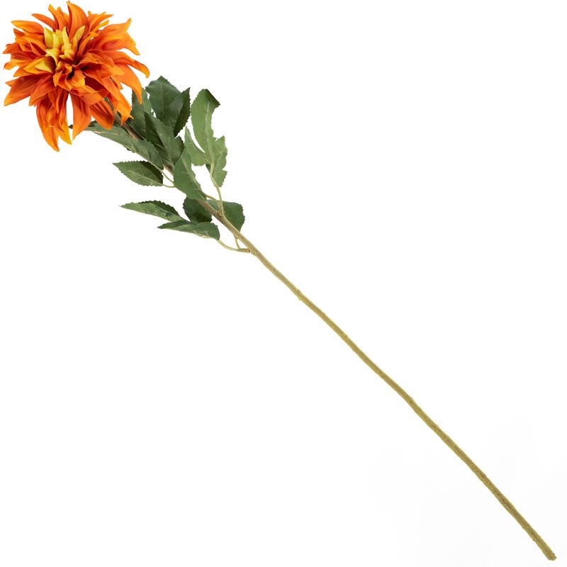 Kunstbloem dahlia oranje