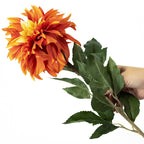 Kunstbloem dahlia oranje