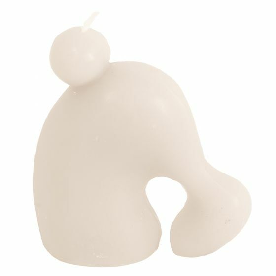 Kaars organisch beige