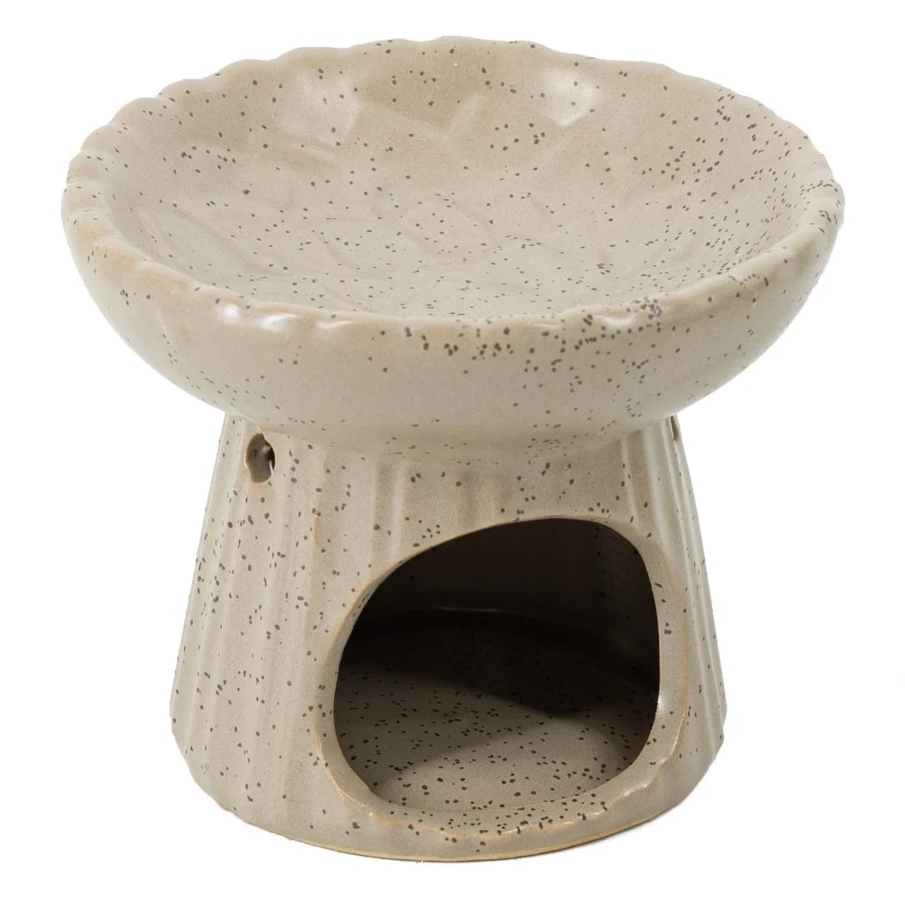 Geurbrander Lotus keramiek – Dots – voor amberblokjes & olie