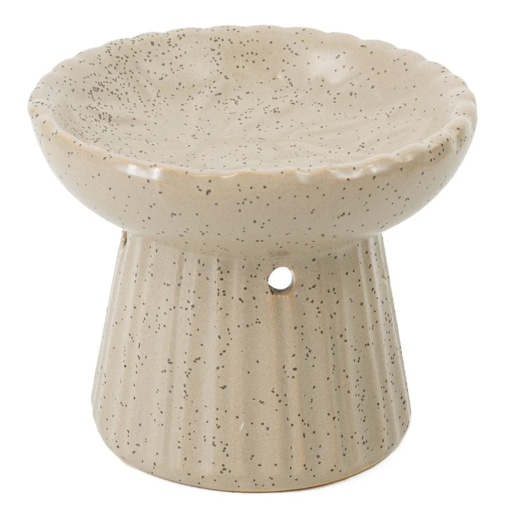 Geurbrander Lotus keramiek – Dots – voor amberblokjes & olie