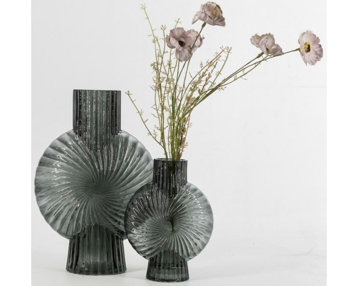 Glazen vaas schelp (Klein) 16x8x20cm