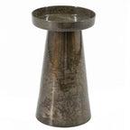 Metalen kaarsenstandaard olive - groot