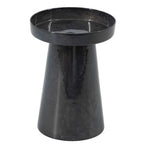 Metalen kaarsenstandaard blauw - klein
