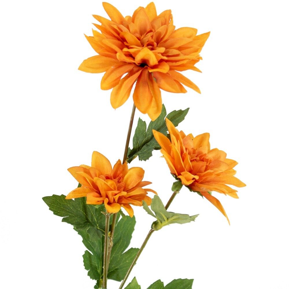Kunstbloem Dahlia Oranje