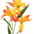 Kunstbloem tijgerlelie 100cm oranje