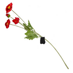 Kunstbloem klaproos rood