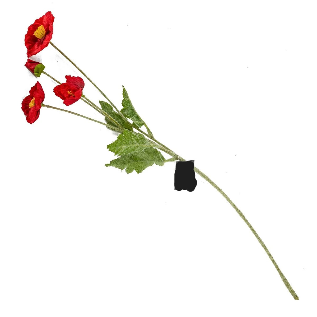 Kunstbloem klaproos rood