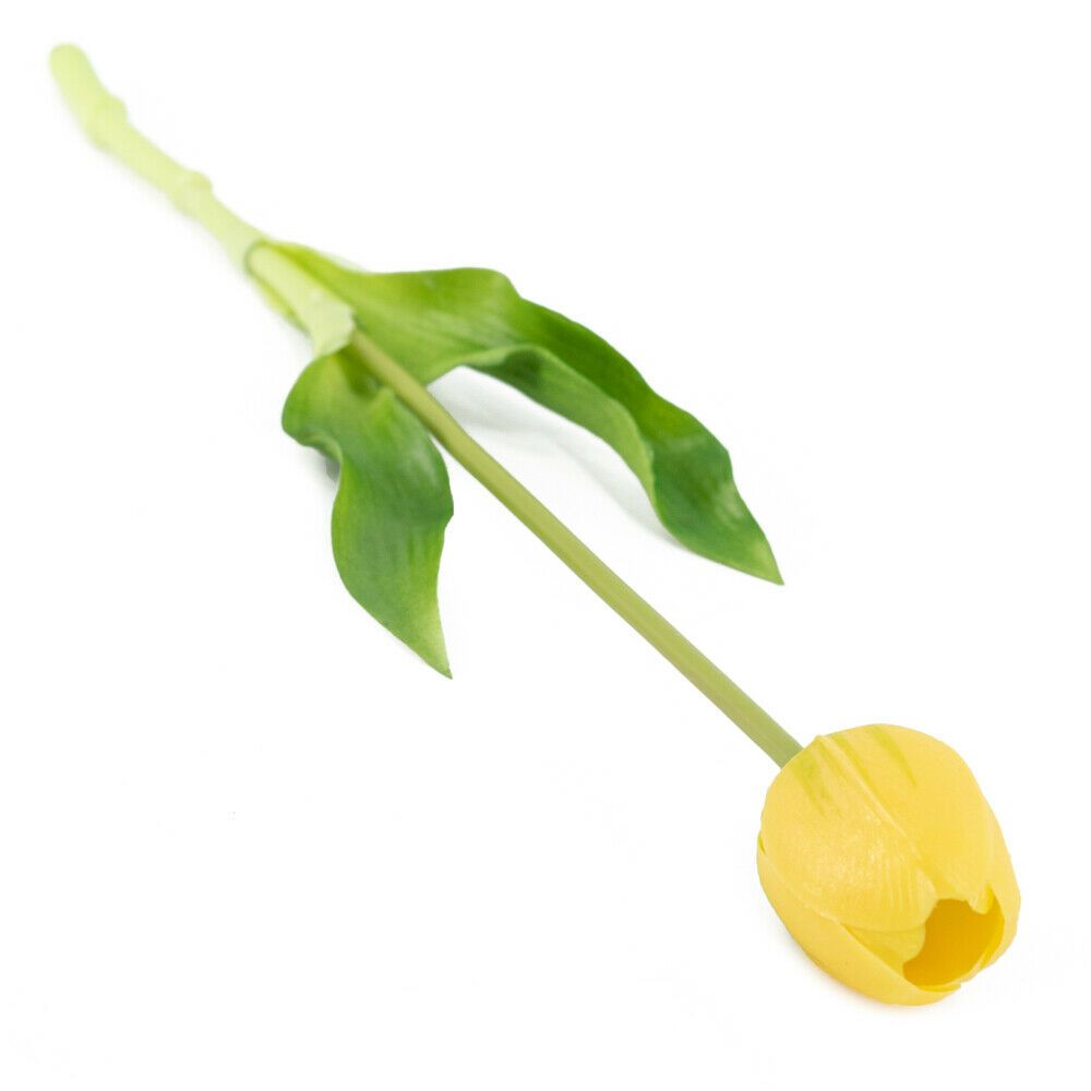 Kunsttulp real touch geel