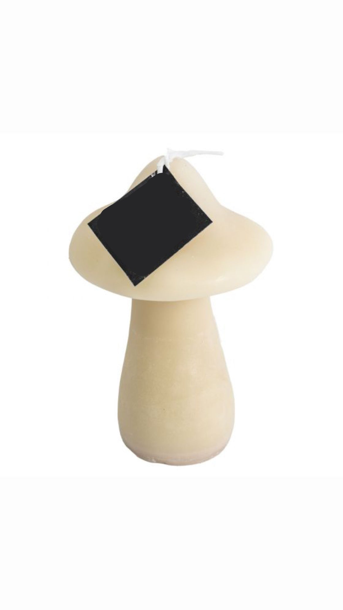 Kaars paddestoel beige