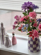 Kunstbloem Dahlia Paars
